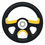 Car Steering Wheel Transparent