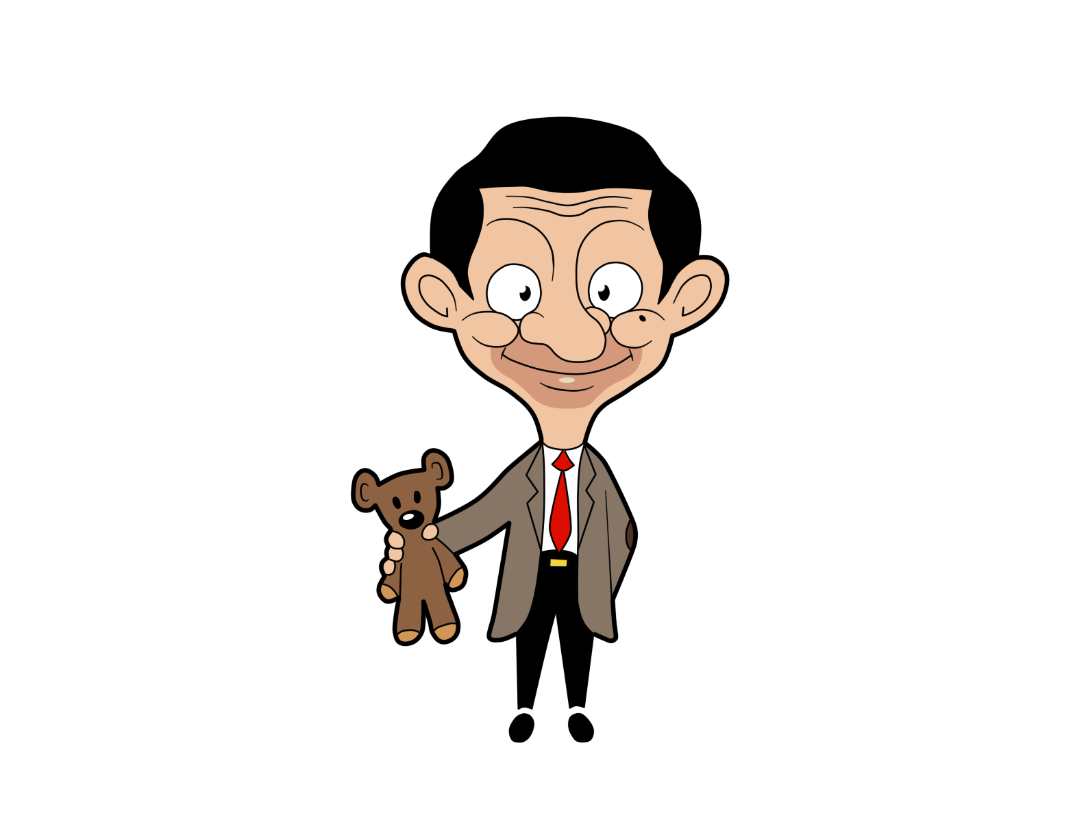 Cartoon Mr. Bean PNG Free Download
