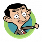 Dibujos animados Sr. Bean transparente