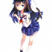 Chat anime fille PNG