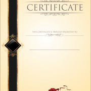 Certificaat PNG -bestand