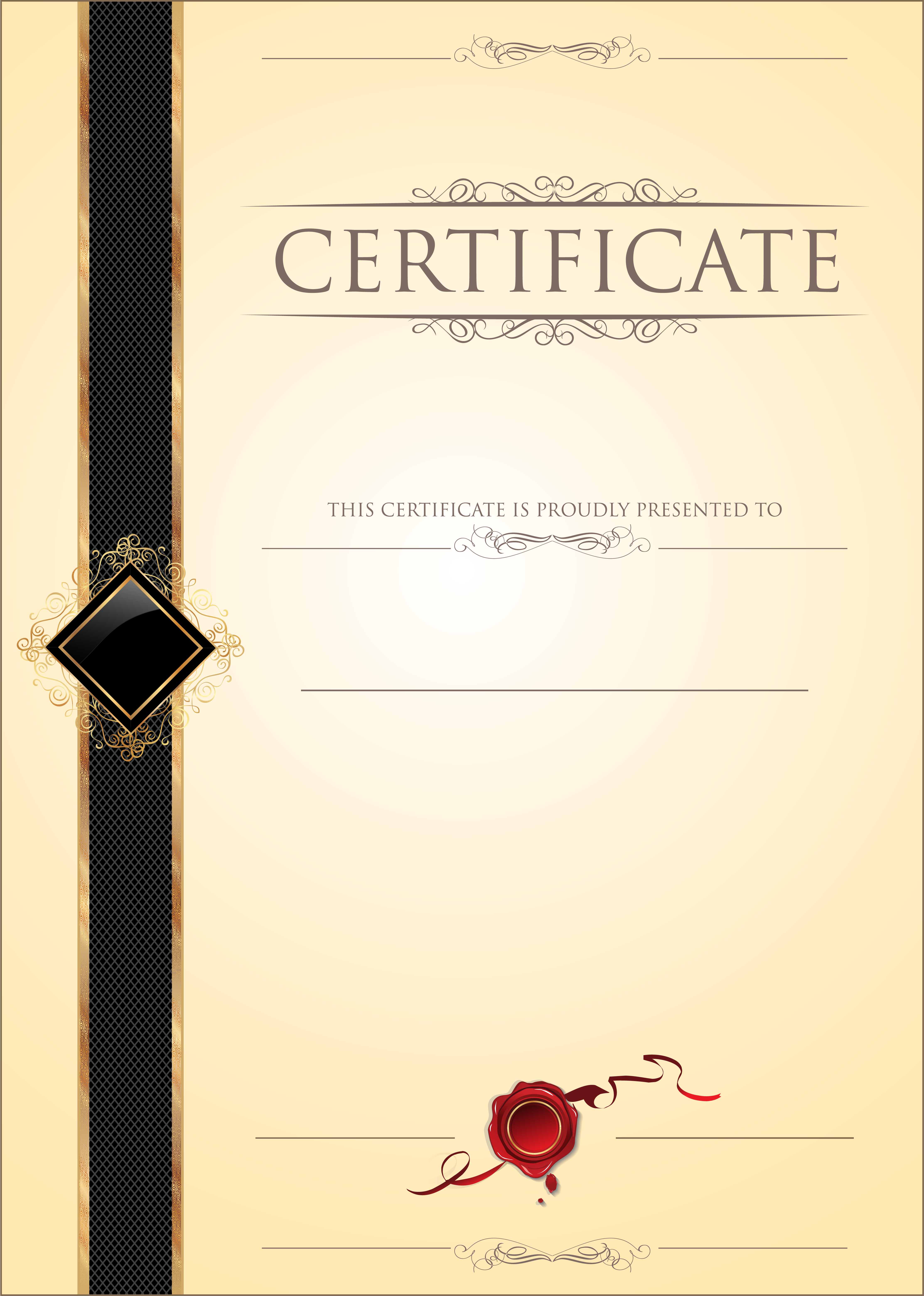 Certificate PNG File