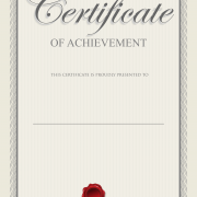Сертификат PNG Бесплатное изображение