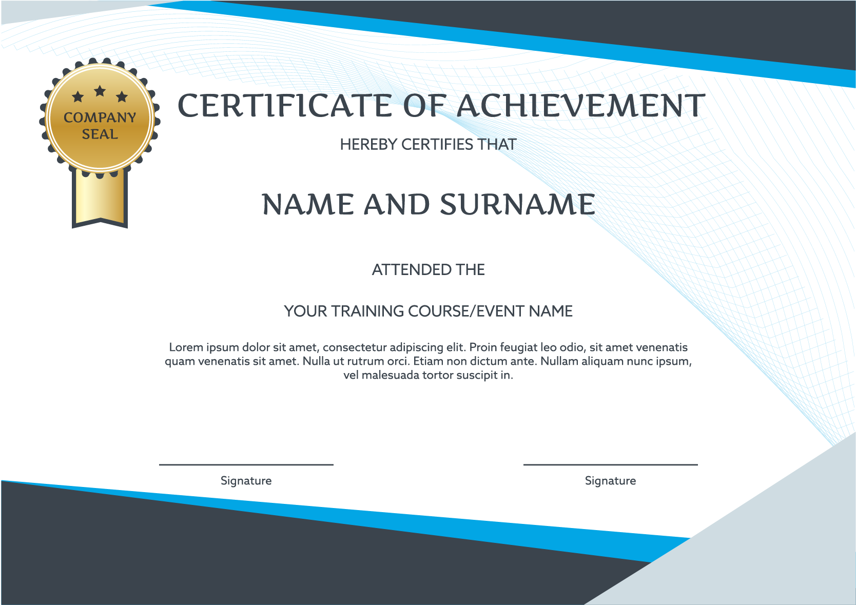 Certificate PNG Image HD