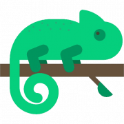 Chameleon PNG Image File