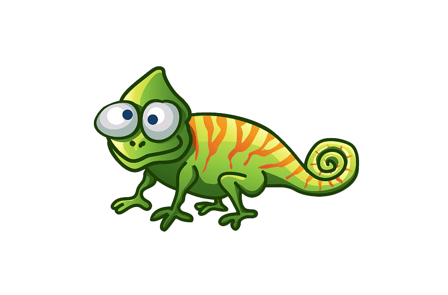 Chameleon Reptile PNG HD Image