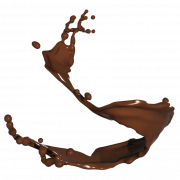 Chocolademelk Splash PNG