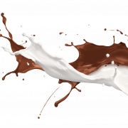 Splash de lait au chocolat PNG Clipart