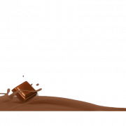 Chocolademelk splash png afbeelding