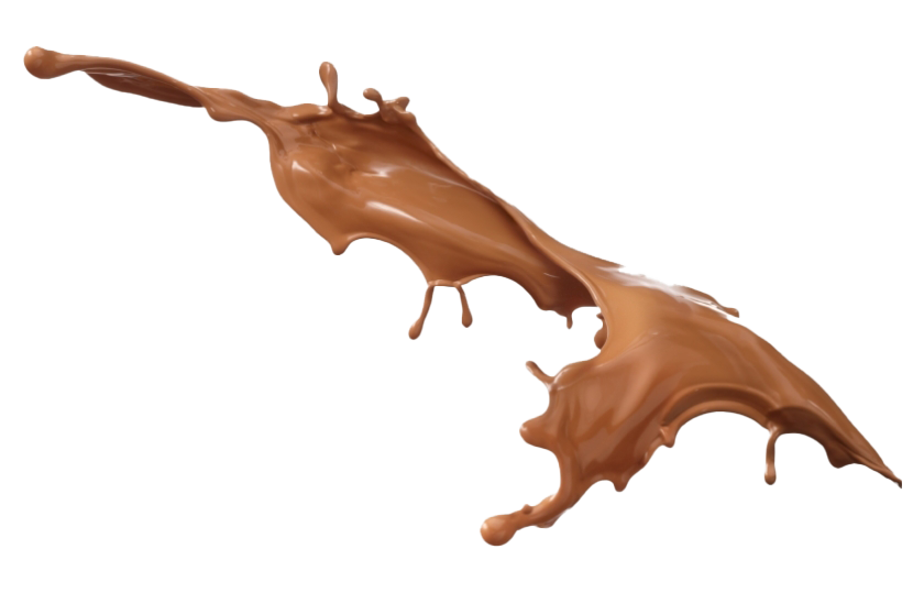 Chocolate Milk Splash Transparent