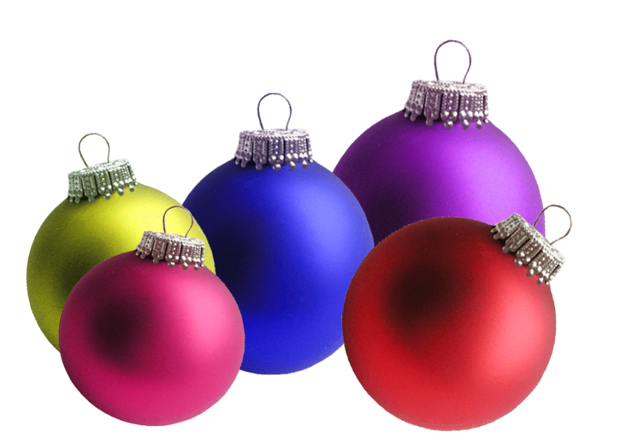 Christmas Baubles PNG Download Image