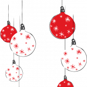 Christmas Baubles PNG Free Download