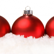 Christmas Baubles PNG High Quality Image
