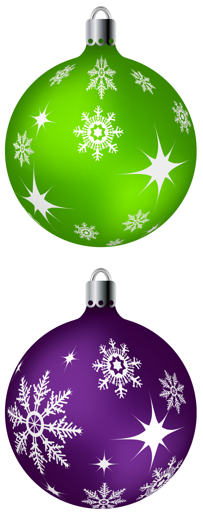 Christmas Baubles PNG Image HD