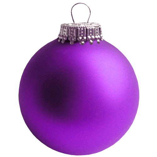 Christmas Baubles PNG Photo