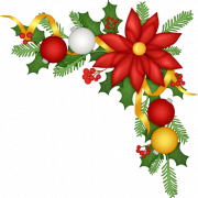 Рождественский угол PNG Image