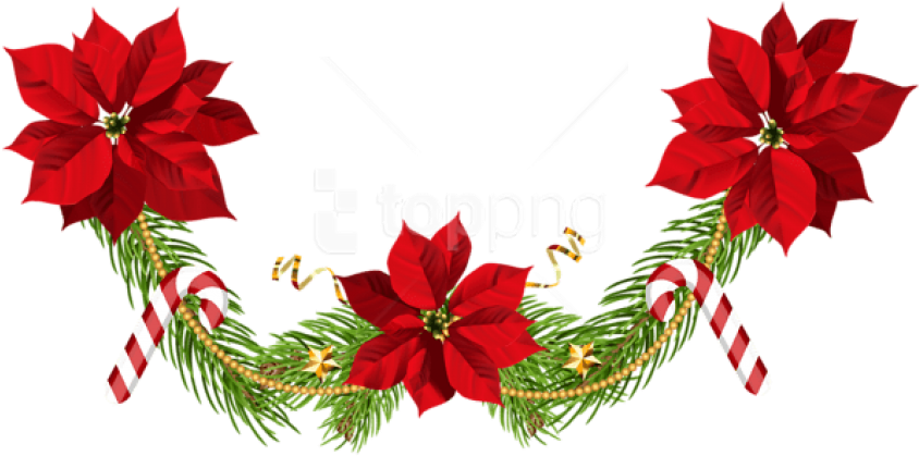 Рождественская гирлянда Png HD Image