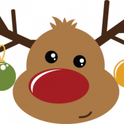 Рождественский оленей PNG Clipart