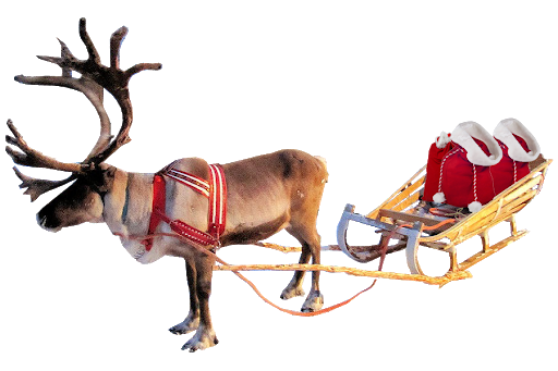 Descargar el archivo PNG de renos de Navidad gratis gratis