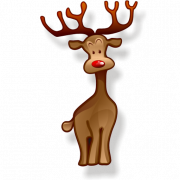 Christmas Reindeer PNG HD Image