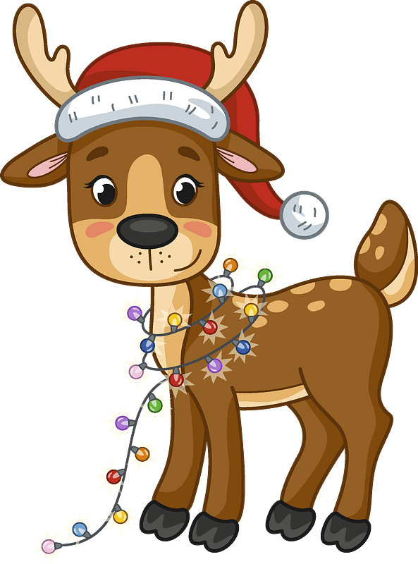 Christmas Reindeer PNG Images