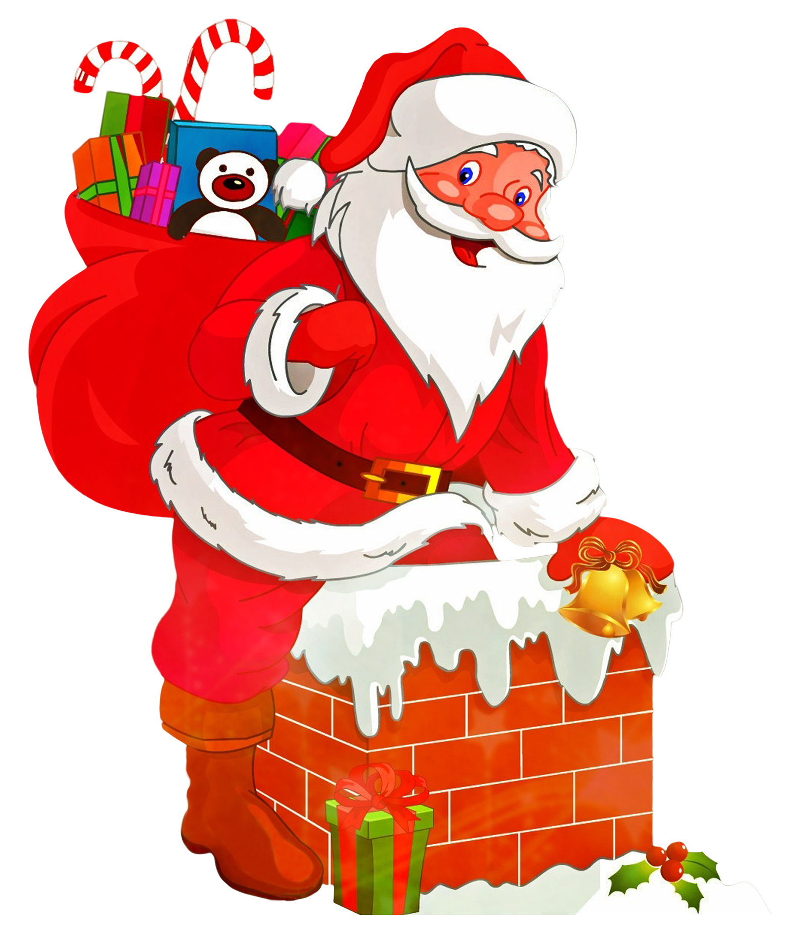 Kerstmis Santa Claus PNG Gratis afbeelding