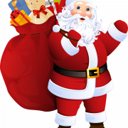 Christmas Santa Claus PNG Gambar Berkualitas Tinggi