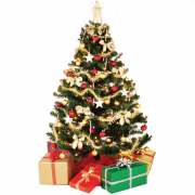 Regalo de árbol de Navidad PNG