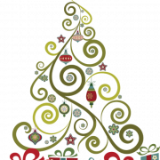 Christmas Tree Gift PNG Clipart