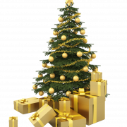 Christmas Tree Gift PNG Image