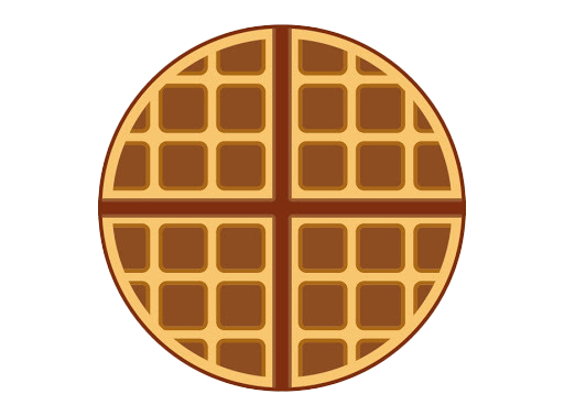Download gratuito del Waffle Waffle Circle PNG