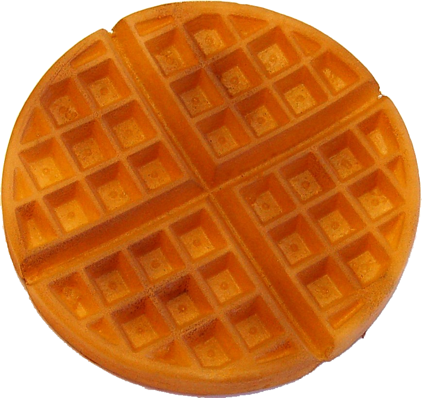 Circle Waffle PNG Free Image