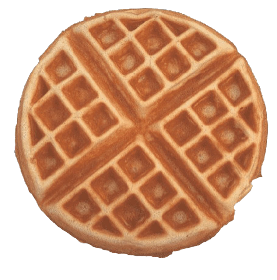 Circle Waffle PNG Image