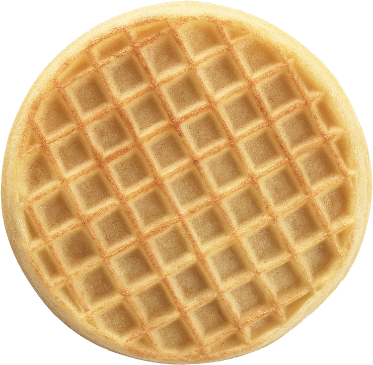 Circle Waffle PNG Picture