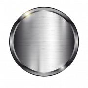 Cirlce Metallic PNG Picture
