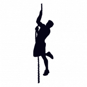 Climbing Silhouette PNG Clipart