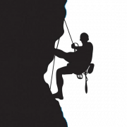 Climbing Silhouette PNG Download Image