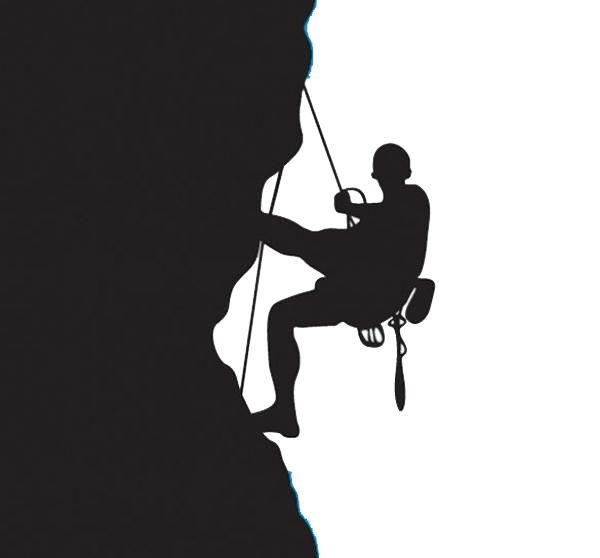Silhouette png di arrampicata immagine di download