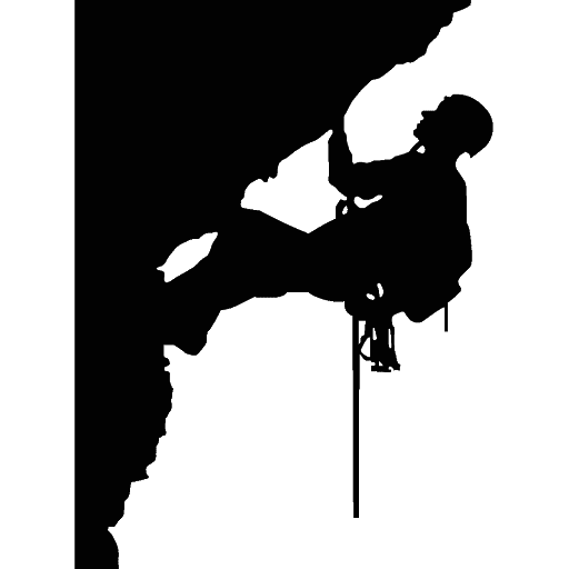 Climbing Silhouette PNG Image HD