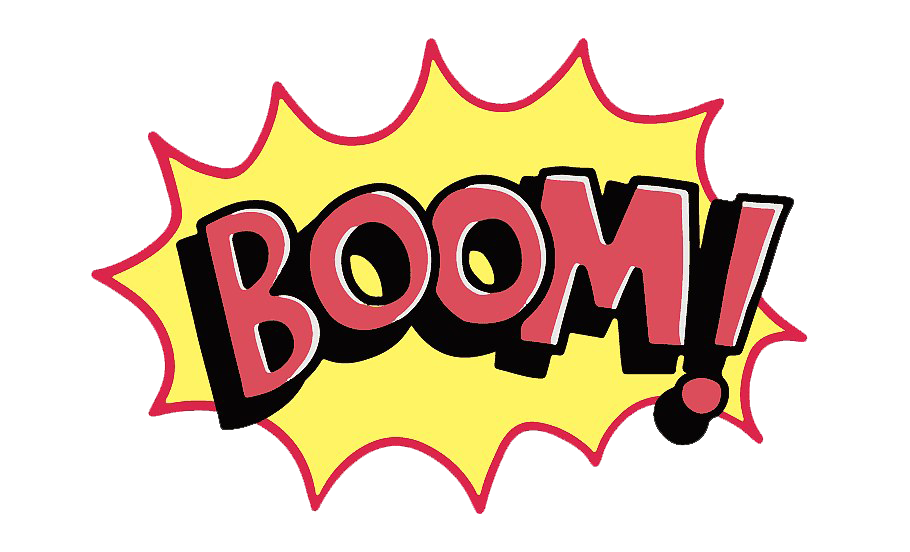 Comic Effect Boom PNG Clipart
