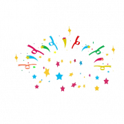 Confetti Party PNG Download Afbeelding