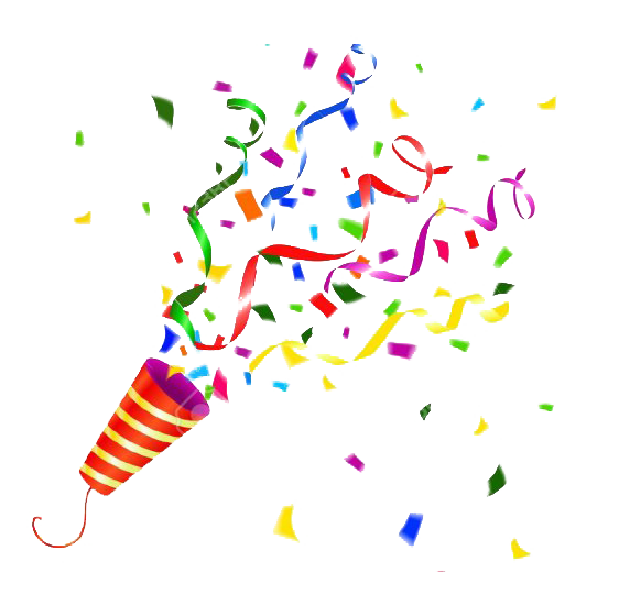 Confetti Party PNG Free Download