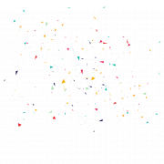 Confetti Party PNG HD -afbeelding