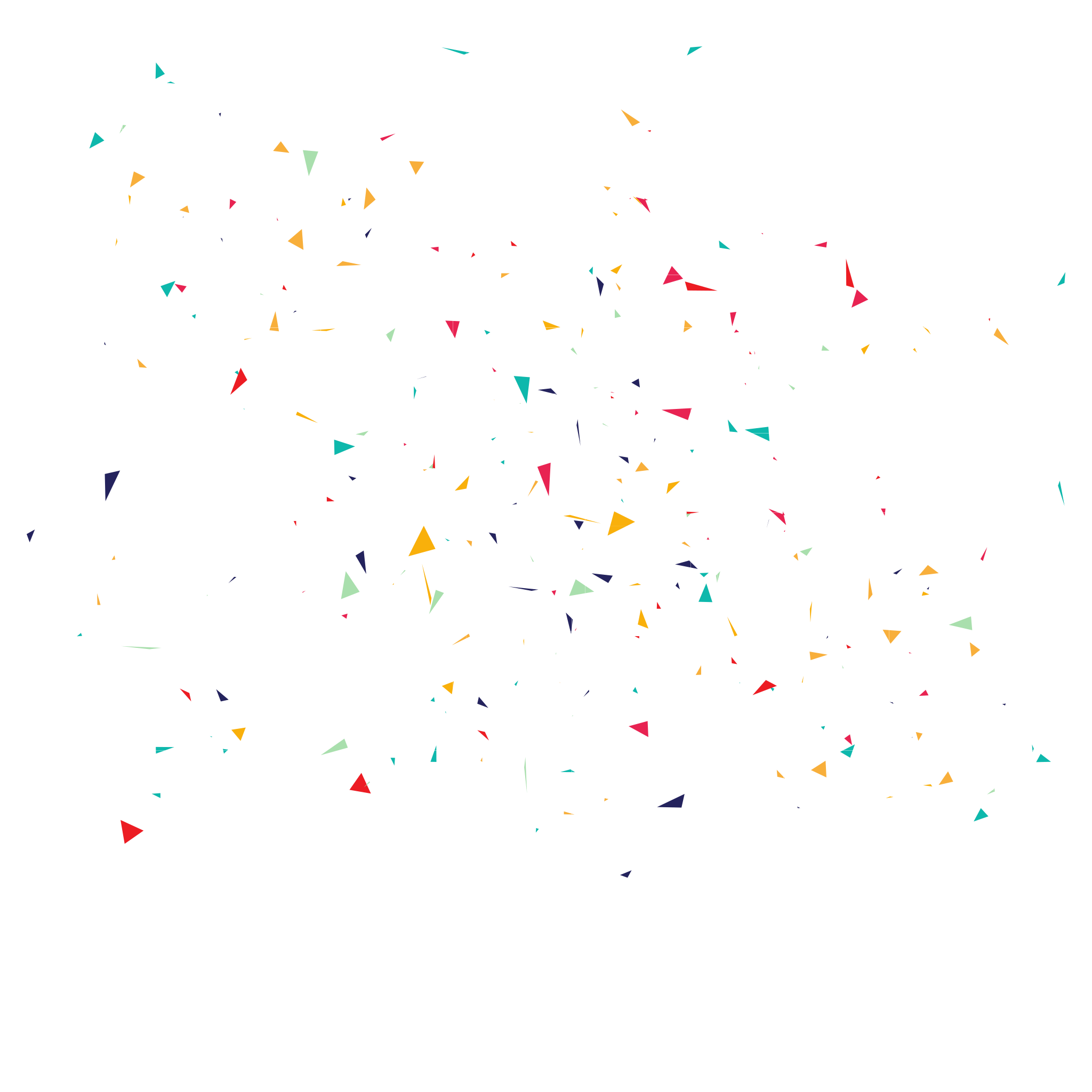 Confetti Party PNG HD Image
