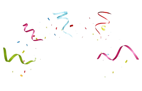 Confetti Party PNG Image