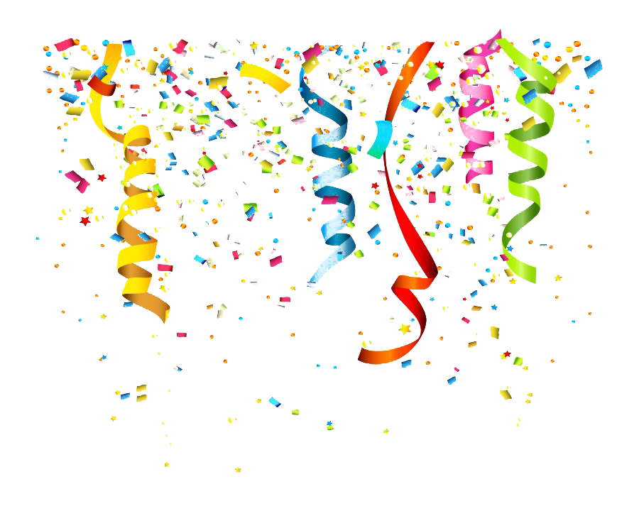 Confetti Party PNG Picture