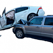 Бесплатное изображение с разбитой автомобильной аварией PNG