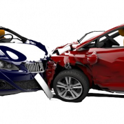 Crashed Car Accident PNG Picture