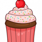 Image PNG de dessert de cupcake