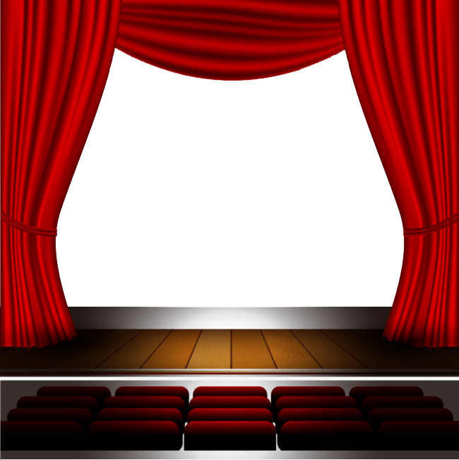Curtain Theatre PNG Free Image